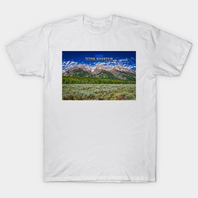 Grand Teton Mountain Range T-Shirt by Gestalt Imagery